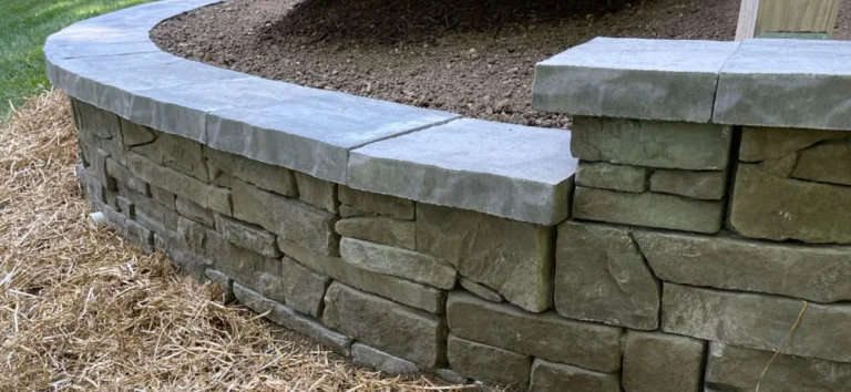 Retaining wall install blog