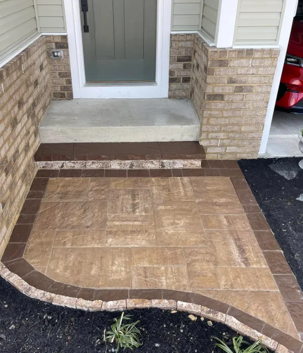 How much does a front walkway cost to build?