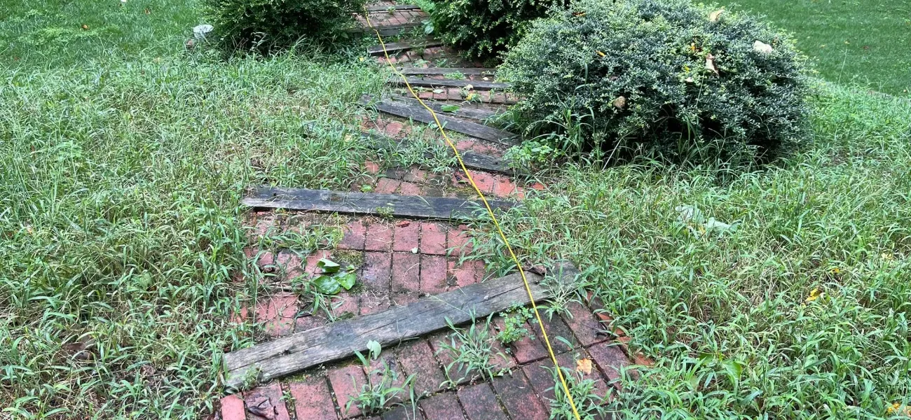 Sinking Or Uneven Paver Repairs in Harford County, Maryland.