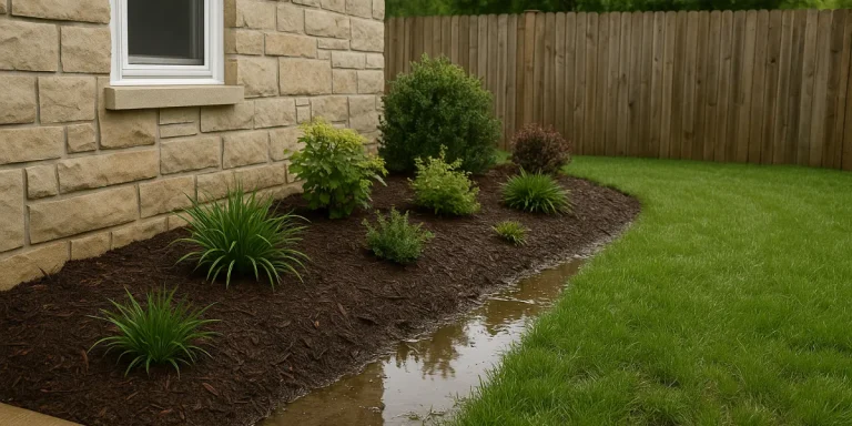 preventing your landscape beds from washing away