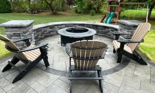 Outdoor Firepit Construction