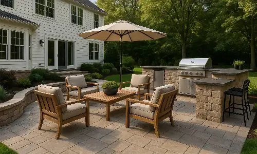Outdoor Kitchen Construction